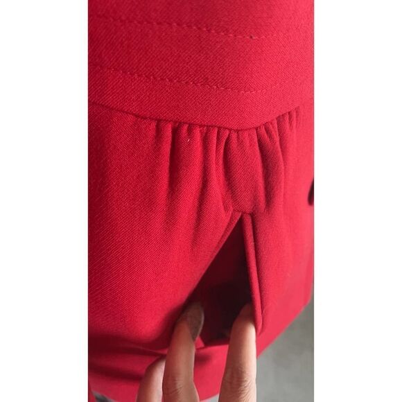 Smythe wool blend Jacket Red US4 - Picture 4 of 9